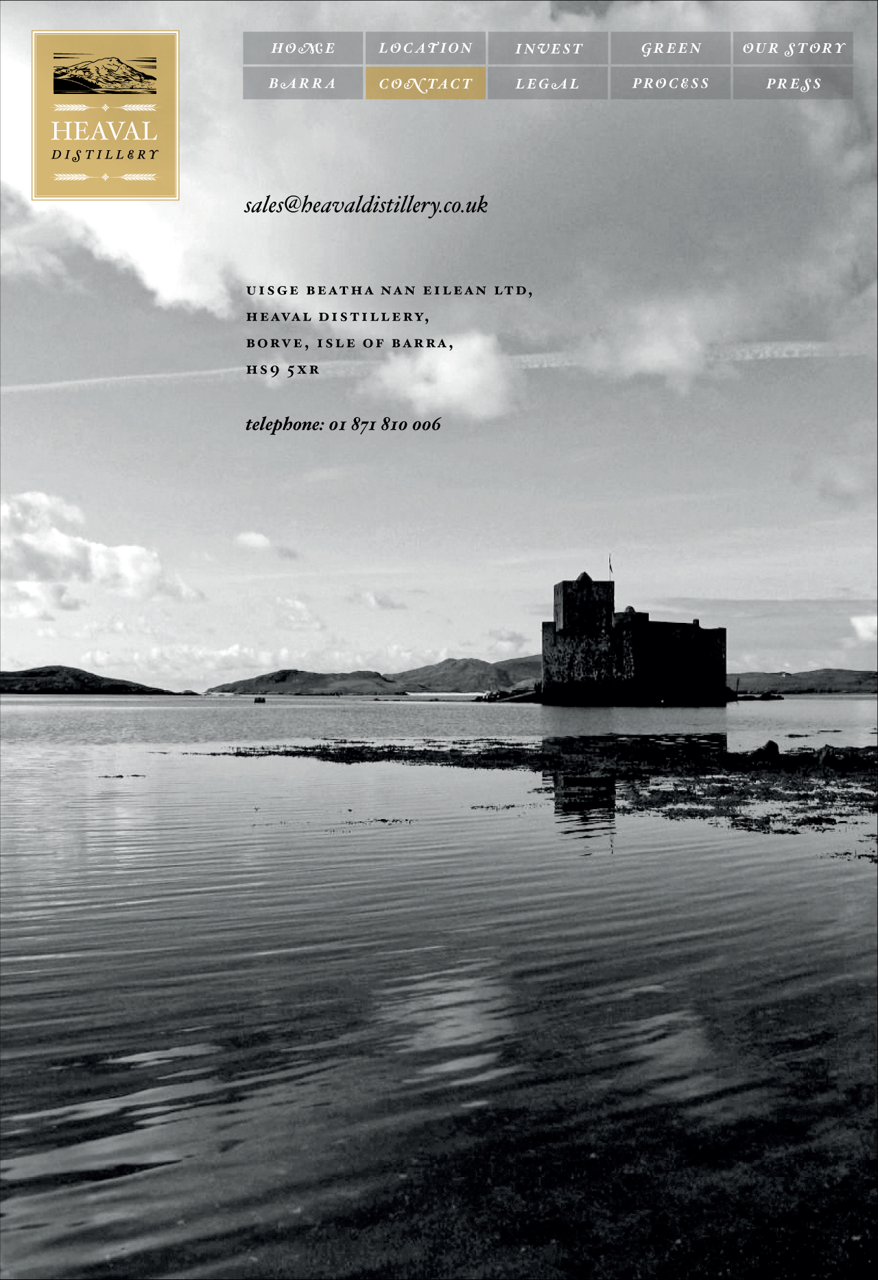 Barra Single Malt Whisky
