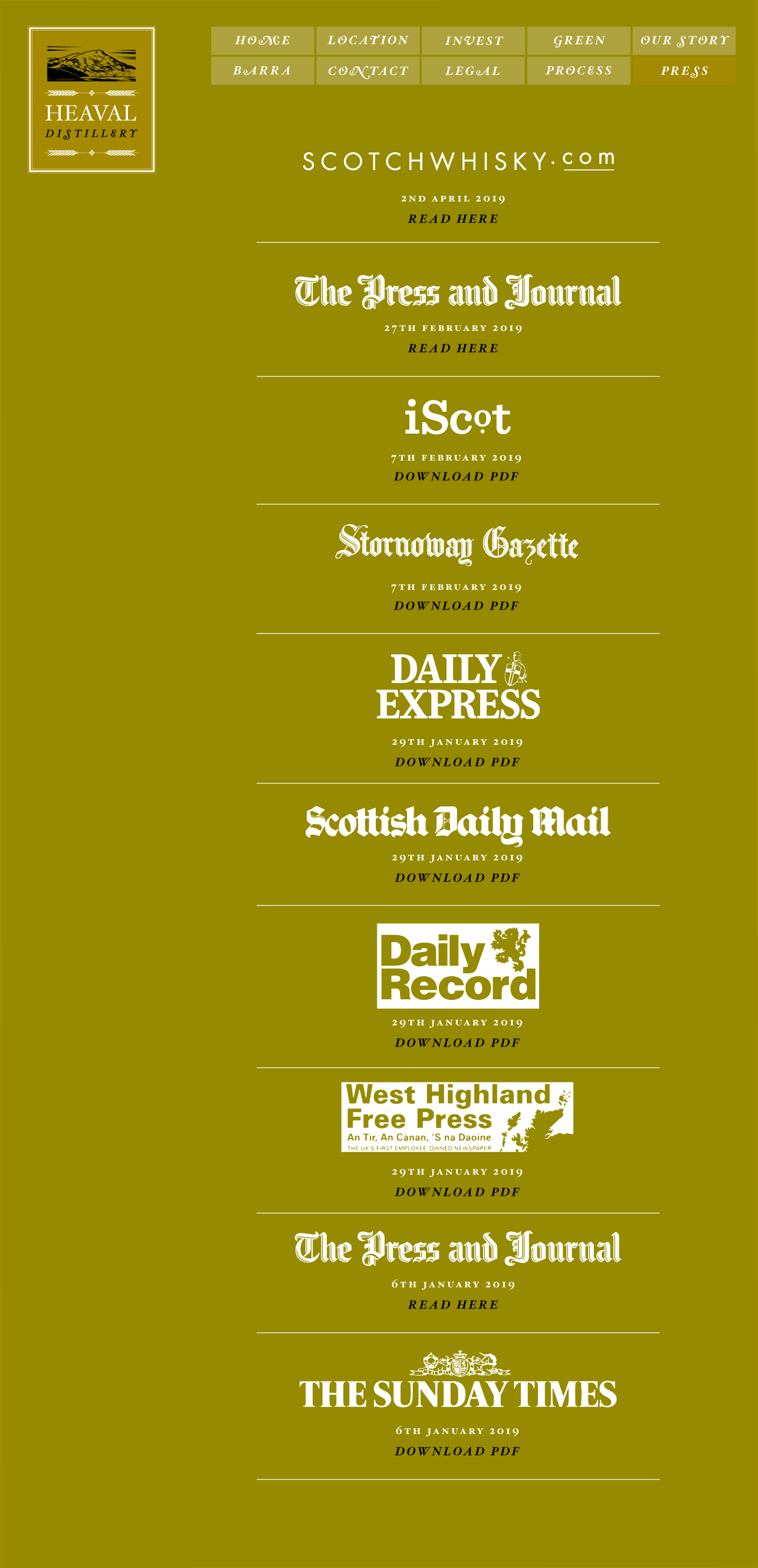 Barra Single Malt Whisky